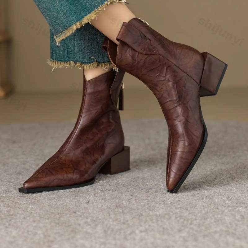Women'S Shoes Chelsea - Vrouwen Westerse Cowgirl Laarzen 2025 Puntschoen