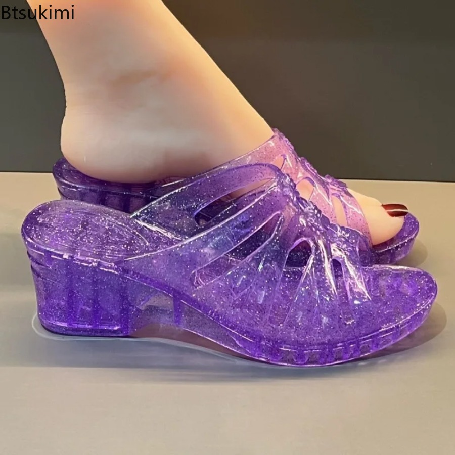 Jelly Sandal Women - Nieuwe Zomer Vrouwen Slippers Wiggen Sandalen