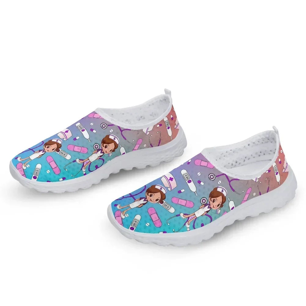 Women'S Shoes Nursing - Gradient Sketch Verpleegsters Damesschoenen Zomer Comfortabele