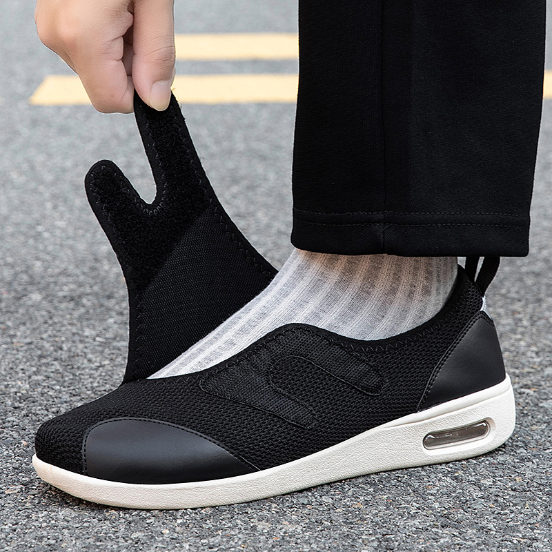 Women'S Shoes For Bunions - Verstelbare Open Senioren Schoenen Voor Gezwollen