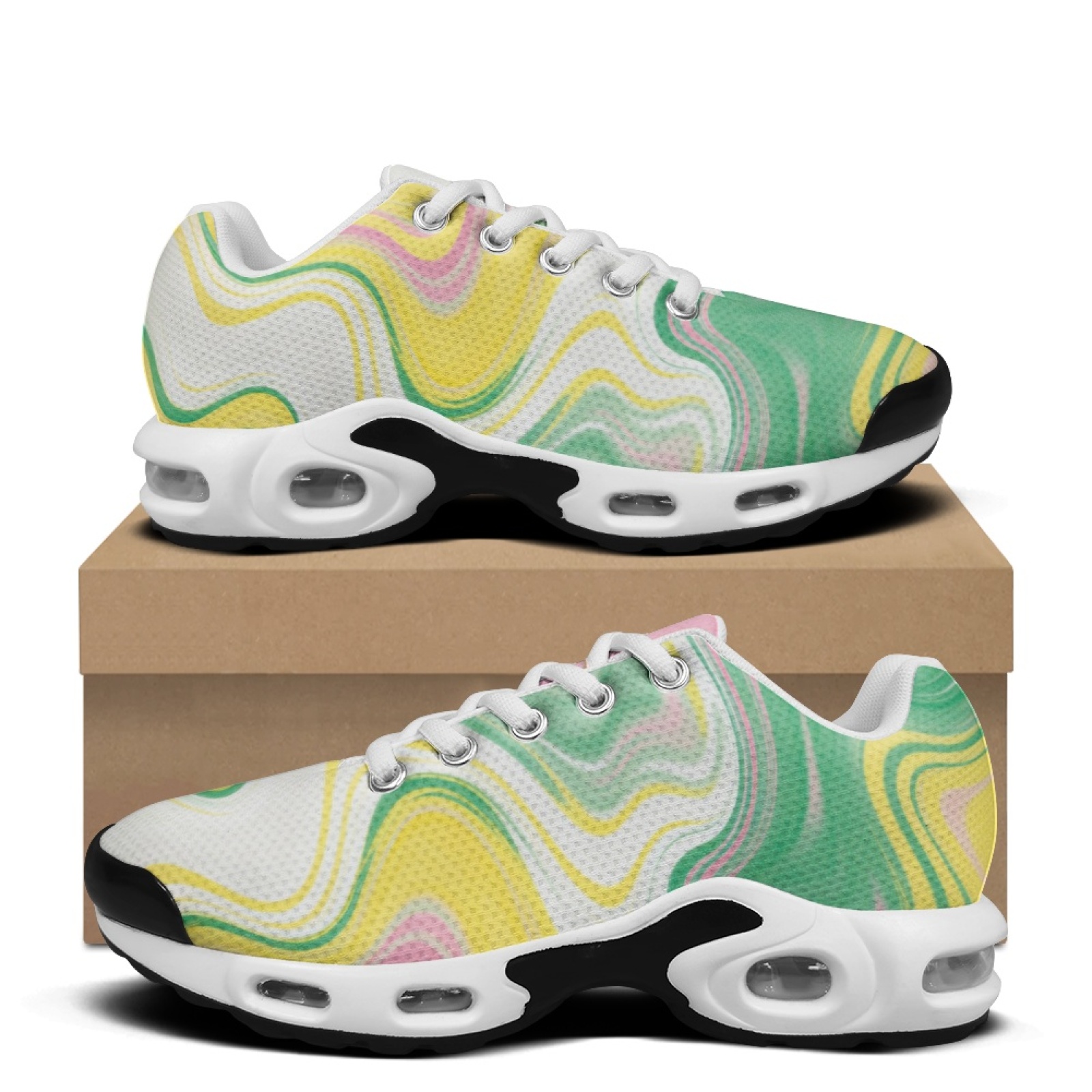 Women'S Shoes Hey Dude - XIXIRIMIDO Kleurrijke sneakers met luchtkussens Hardloopschoenen