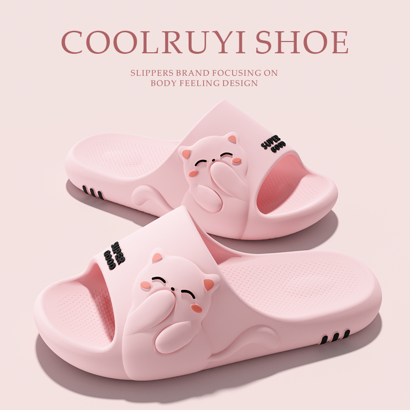 Women'S Shoes For Flat Feet - Paar Cartoon Kat Zachte Zool Zomer