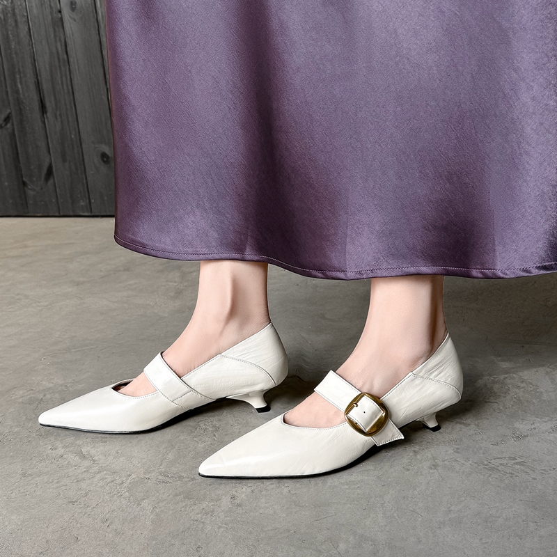 Women Shoes Mk - 2026 Nieuwe Herfst Echt Leer Vrouwen