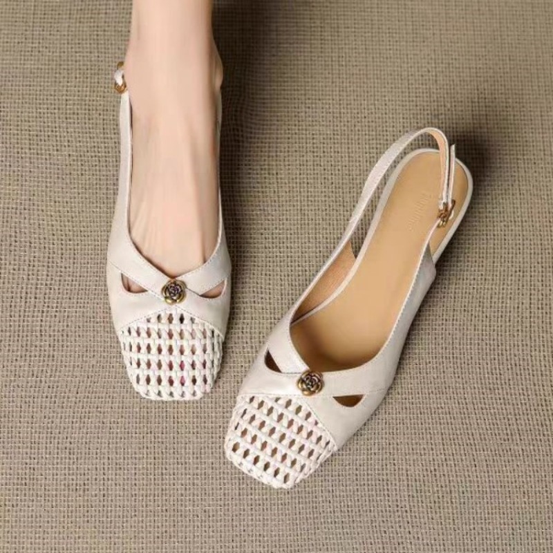 Women Shoes Heels - Damessandalen met gesloten neus in Franse