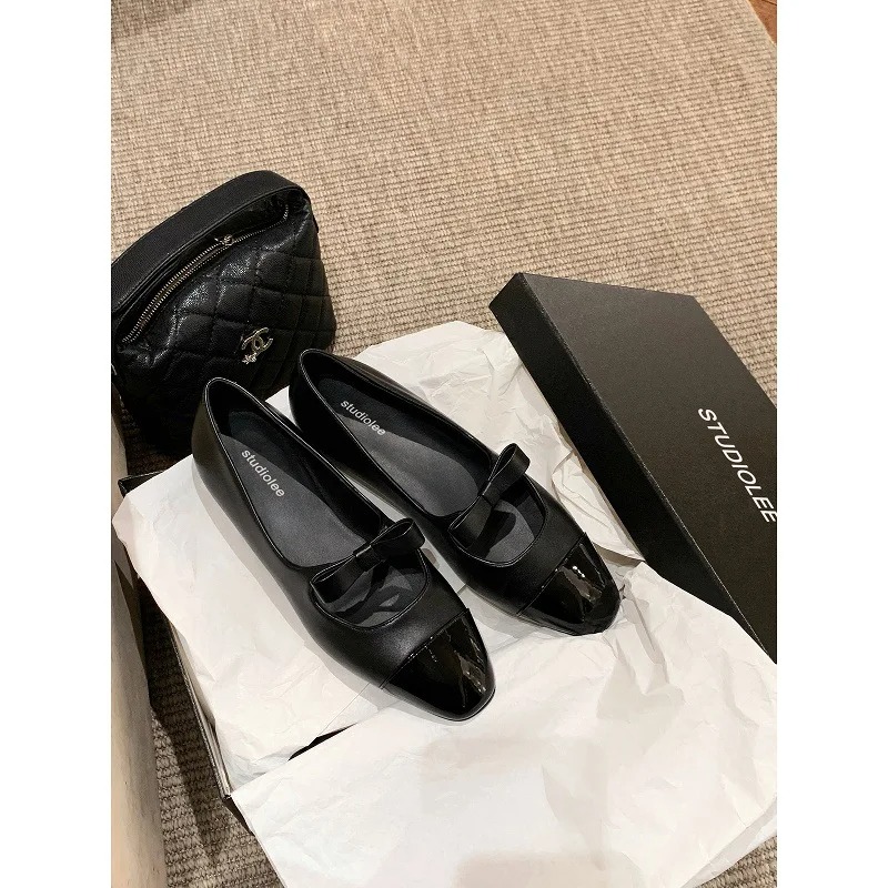 Women Shoes Heels - 2026 Schapenvacht Platte Bodem Janes Damesschoenen