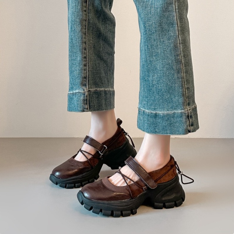 Women'S Shoes Casual Sneakers - Nieuwe Retro Ballet Mary Jane Schoenen