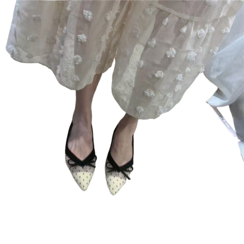 Women Shoes Heels - Zomer 2026 Nieuwe Polka Dot Enkellaarsjes