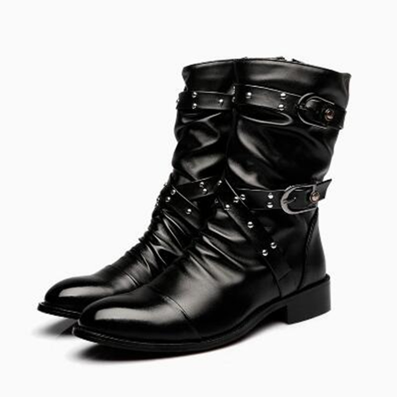 Women'S Shoes Chelsea - Mode Heren Lederen Hoge Kwaliteit Mid