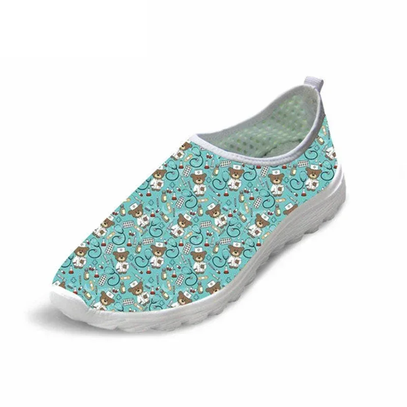 Women'S Shoes Nursing - Zomer Dames Instappers Platte Schoenen Verpleegpatroon