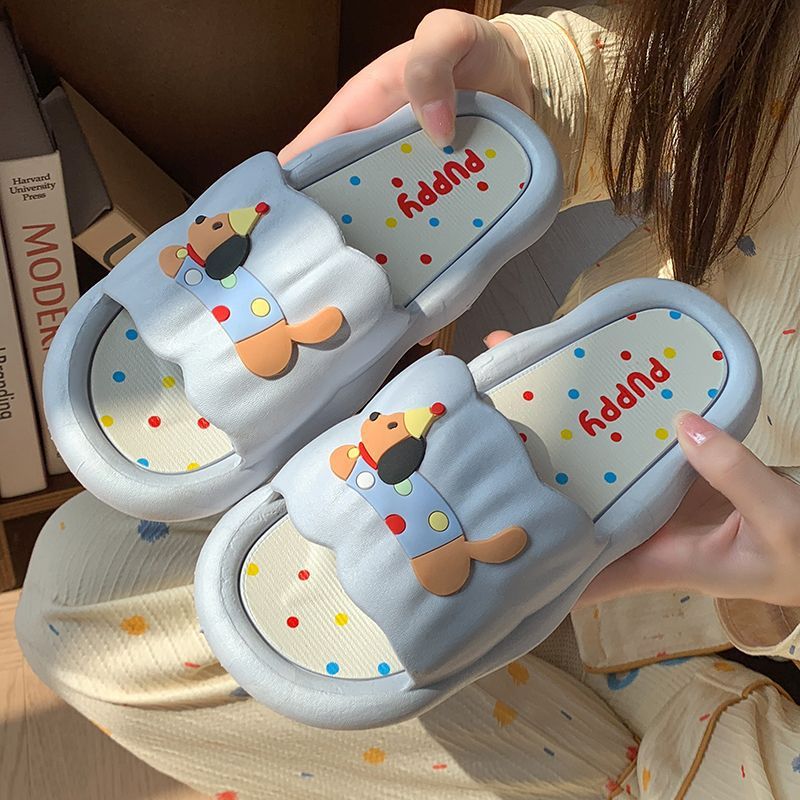 Women'S Shoes For Flat Feet - Cartoon Hot Dog-slippers voor dames -