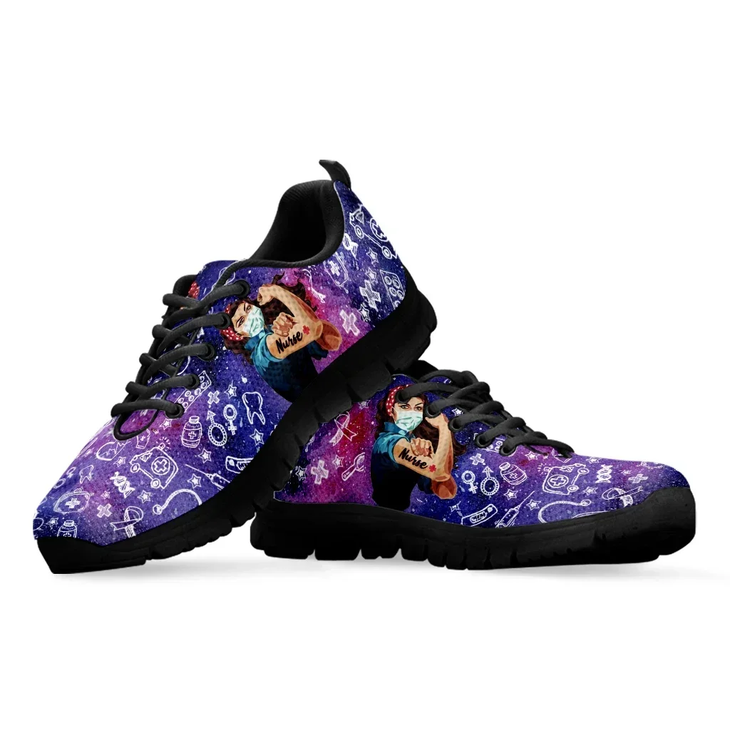 Women'S Shoes Nursing - Mode Ster Design Verpleegster Patroon Comfortabele