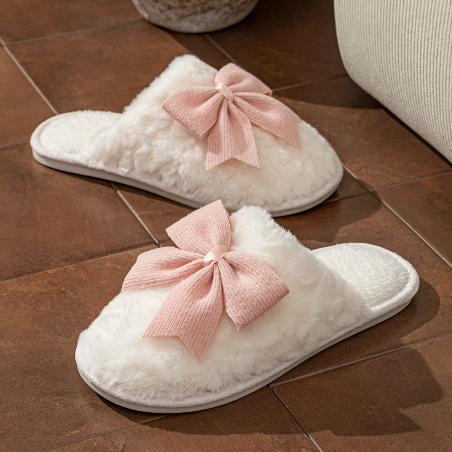 Women Shoes Winter - YNPO 2026 Leuke Mode Vlinderboog Damesslippers