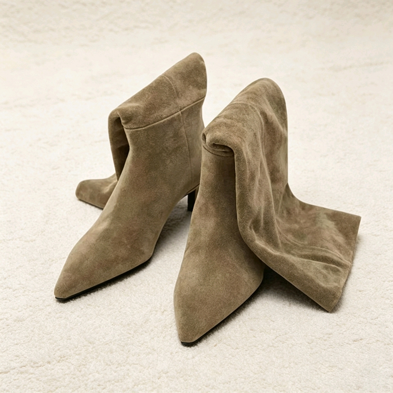 Women Shoes Mk - 2026 Nieuwe Herfst Kniehoge Laarzen Koeien