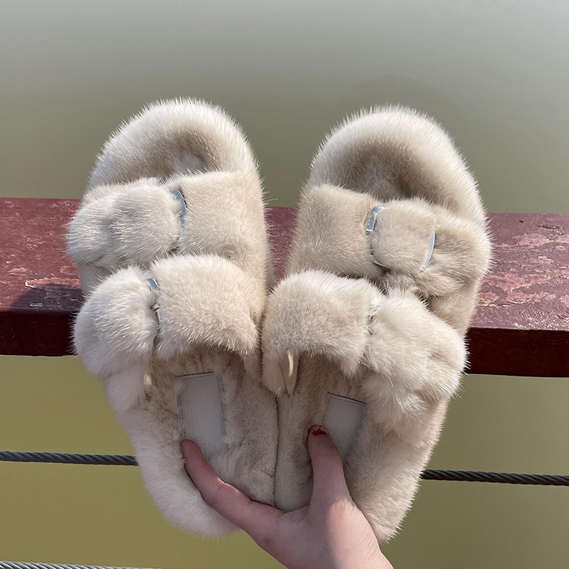 Women Shoes Mk - Dames sandalen slippers open teen luxe