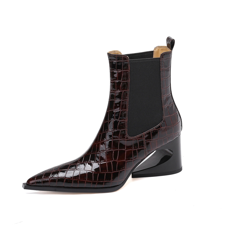 Nieuwe leren dameslaarzen met  - Women'S Shoes Chelsea recensie en prijs