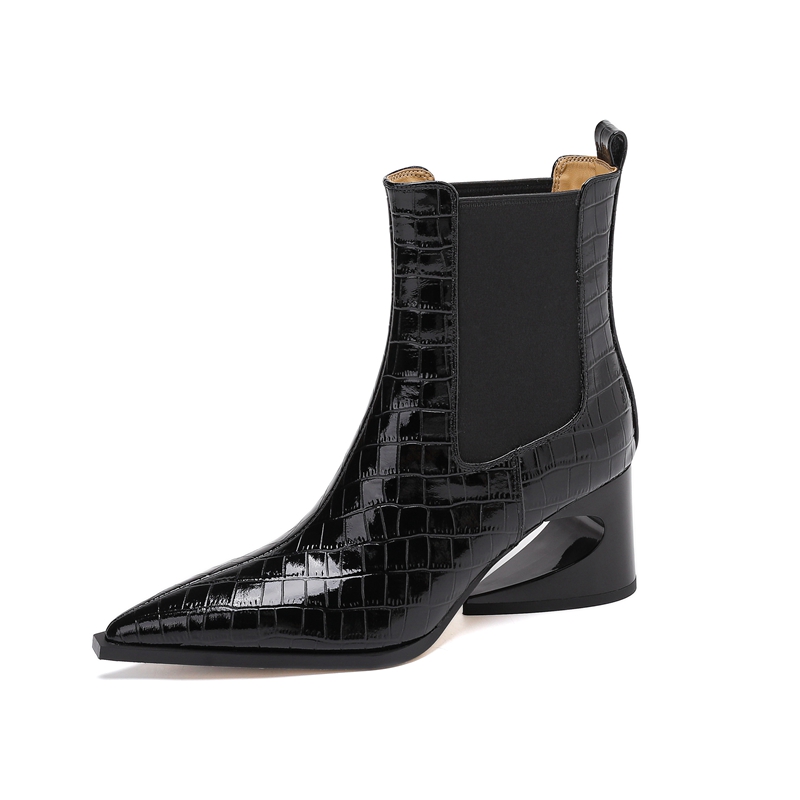 Nieuwe leren dameslaarzen met  - Women'S Shoes Chelsea recensie en prijs