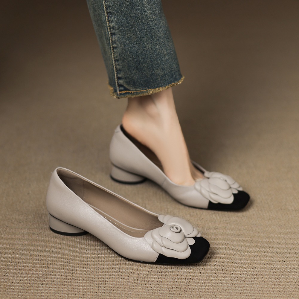 Mode bloem enkele schoenen her - Women Shoes Heels recensie en prijs