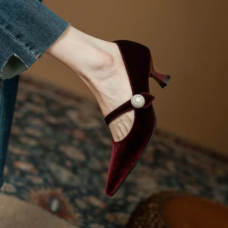 Wijnrode Mary Jane schoenen me - Women Shoes Heels recensie en prijs