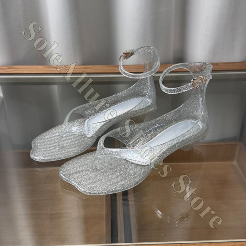 Glitter Jelly Sandalen met enk - Jelly Sandal Women recensie en prijs