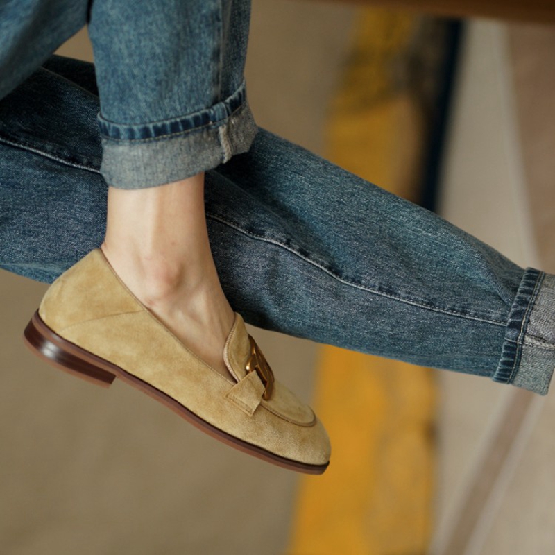 Suede Leer Vrouwen Instappers  - Women Shoes Heels recensie en prijs