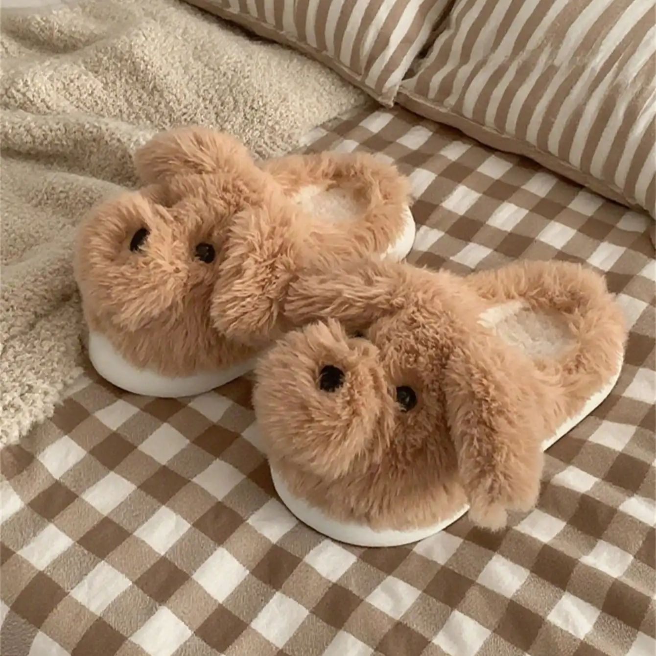 Dameshuisbontpantoffels Casual - Women Shoes Winter recensie en prijs