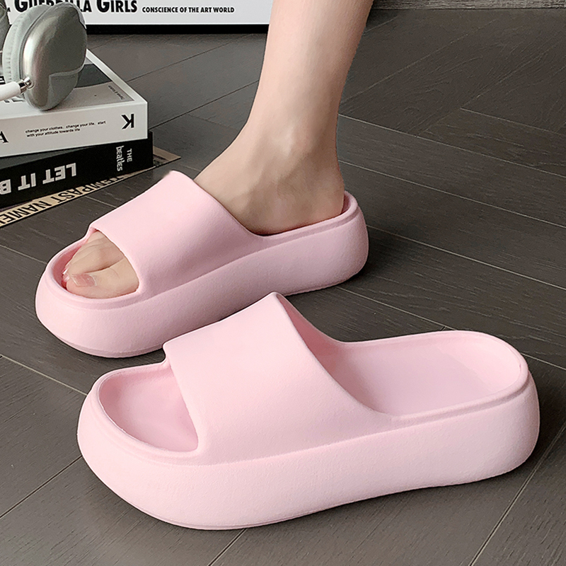 Dikke zool 6cm roze slippers v - Women'S Shoes For Flat Feet recensie en prijs