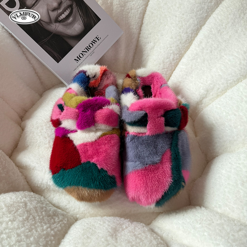 Nieuwe Luxe Mink Fur Slippers  - Women Shoes Winter recensie en prijs