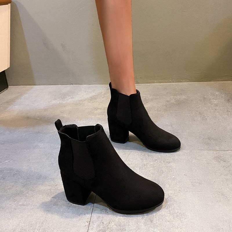 Dames enkellaarzen Zwart kunst - Women'S Shoes Chelsea recensie en prijs
