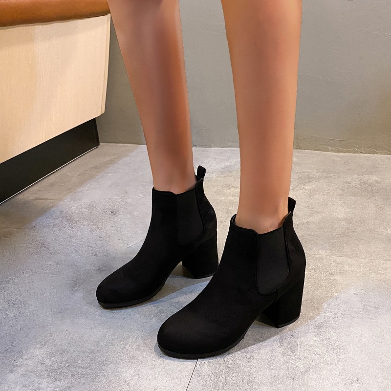 Dames enkellaarzen Zwart kunst - Women'S Shoes Chelsea recensie en prijs