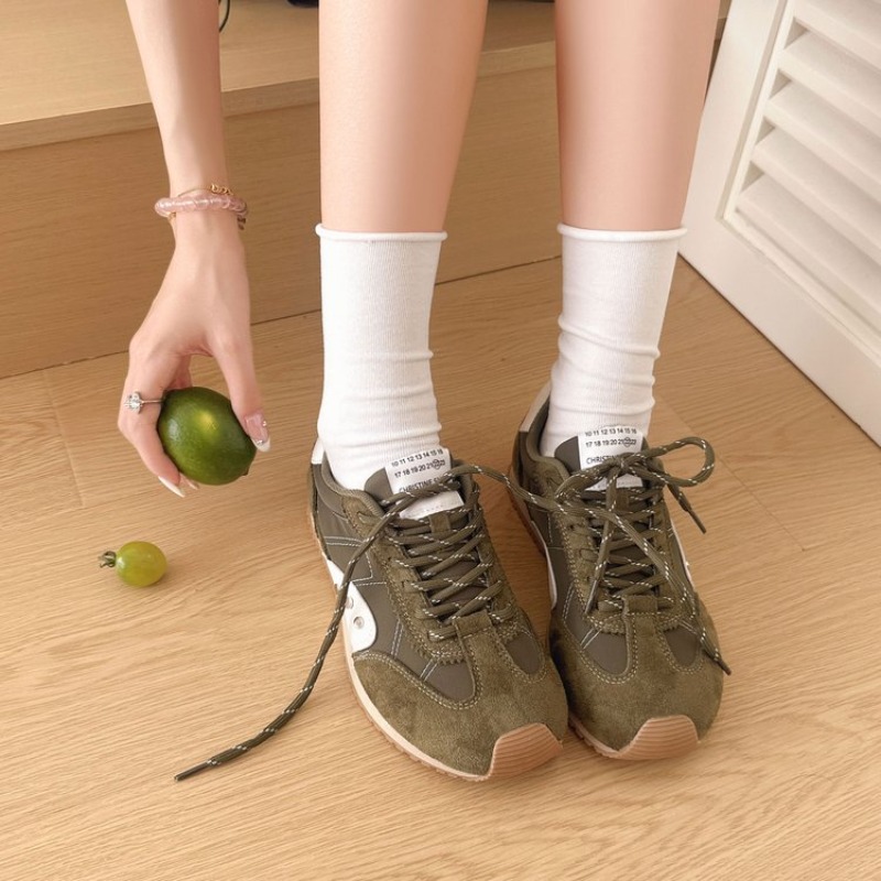 Retro kleurbloksneakers Dames  - Women'S Shoes Casual Sneakers recensie en prijs