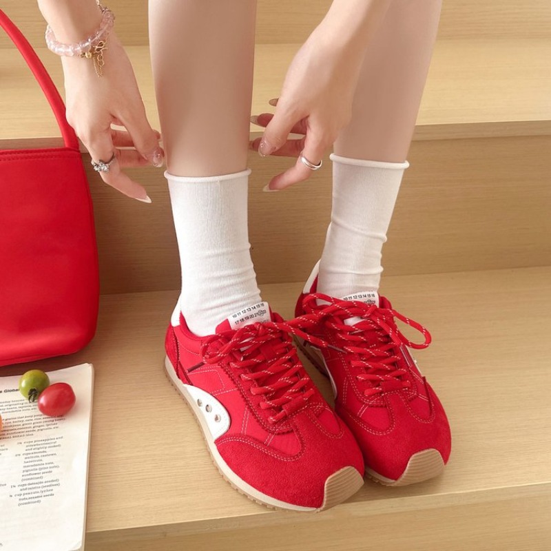 Retro kleurbloksneakers Dames  - Women'S Shoes Casual Sneakers recensie en prijs