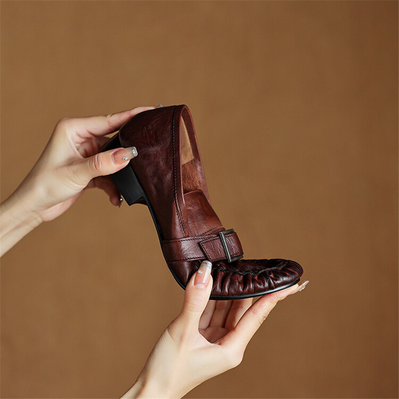 Nieuwe Herfst Echt Leer Vrouwe - Women Shoes Heels recensie en prijs