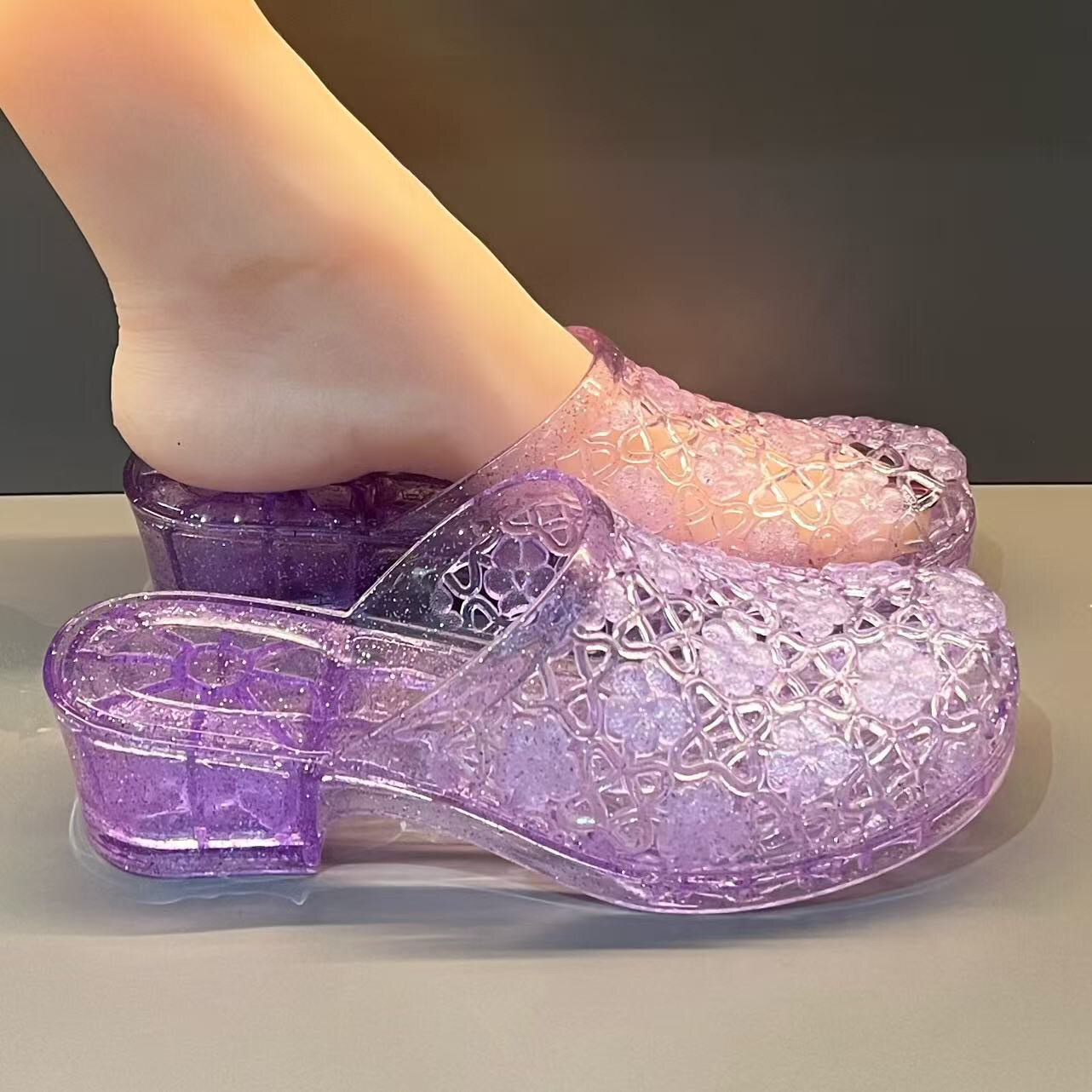 Nieuwe sprankelende sandalen m - Jelly Sandal Women recensie en prijs