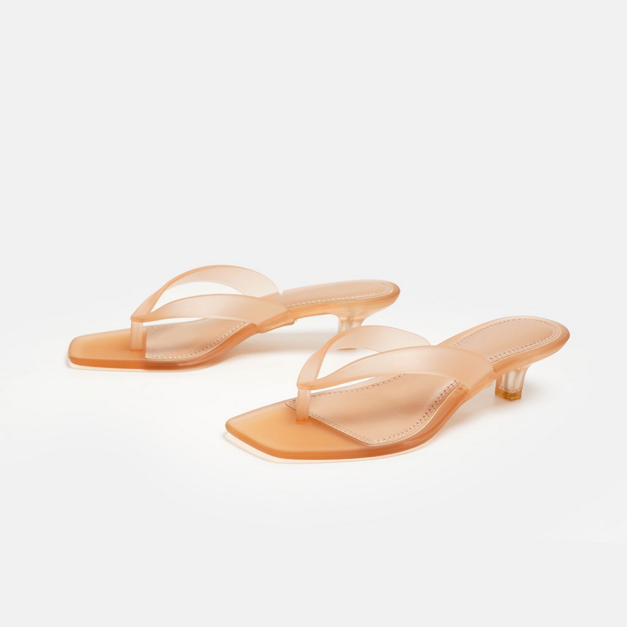 Koreaanse gedempte toon olijfg - Jelly Sandal Women recensie en prijs