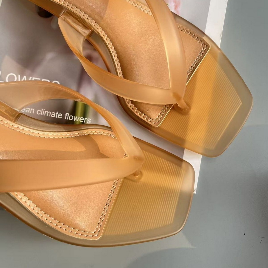 Koreaanse gedempte toon olijfg - Jelly Sandal Women recensie en prijs