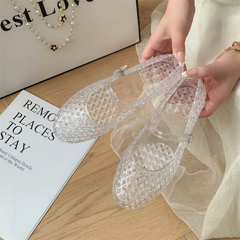 Transparante kristallen dames  - Jelly Sandal Women recensie en prijs