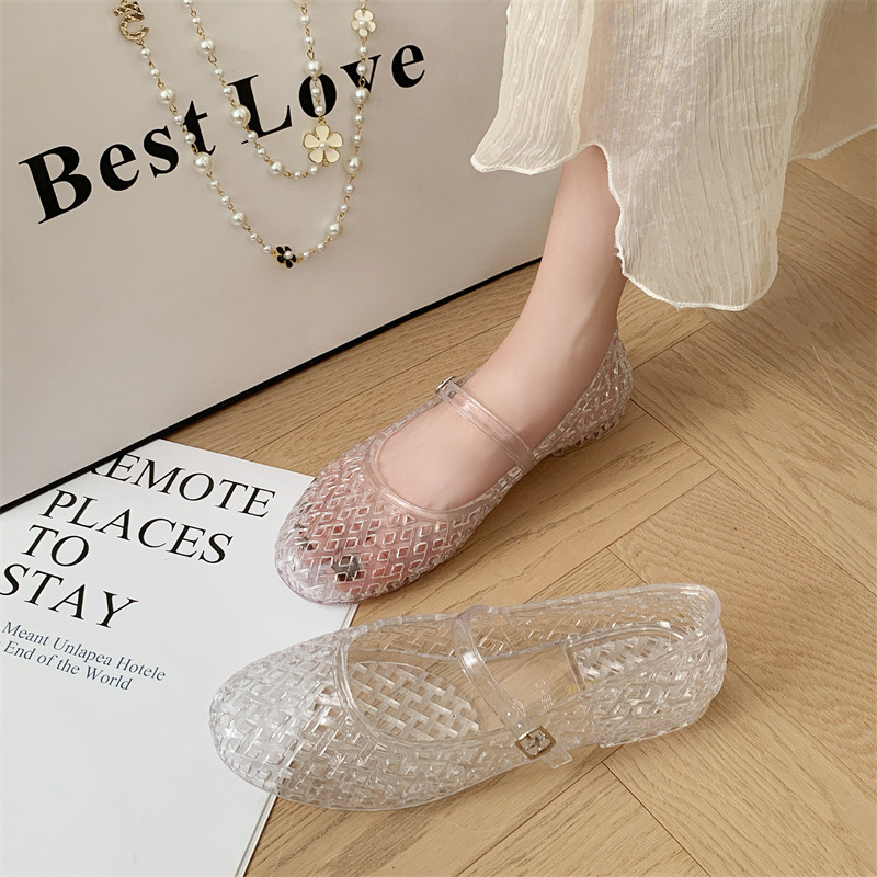 Transparante kristallen dames  - Jelly Sandal Women recensie en prijs