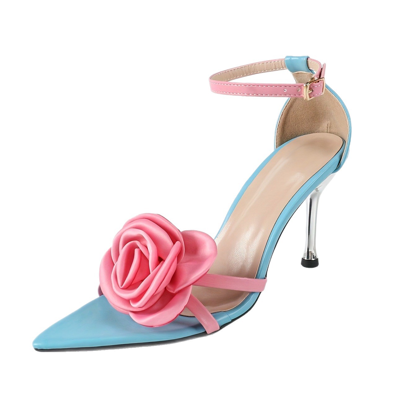 10 cm/3.93 inch Roze Bloem Bla - Women'S Shoes Back To School recensie en prijs