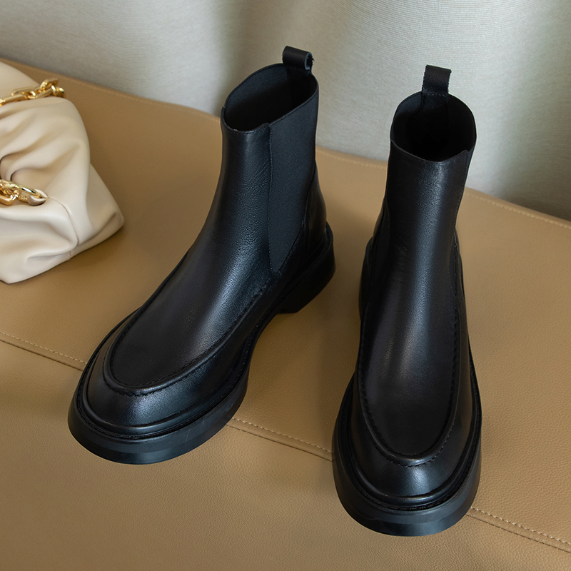 Hot lederen dameslaarzen Retro - Women'S Shoes Chelsea recensie en prijs