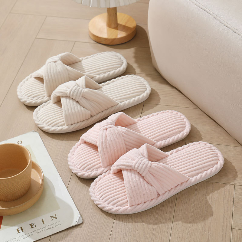 Corduroy kruisband huispantoff - Women Shoes Winter recensie en prijs